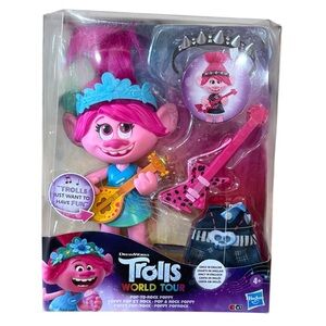 Brand new, never opened trolls pop to rock poppy doll.